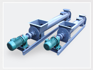 可水平、傾斜、垂直輸送物料，給料粒度≤5mm
